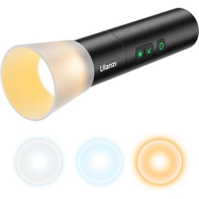 Ulanzi LM07 LED Photography Flashlight Handheld Videography Fill Light Spotlight for Photo, Video, Content Creation