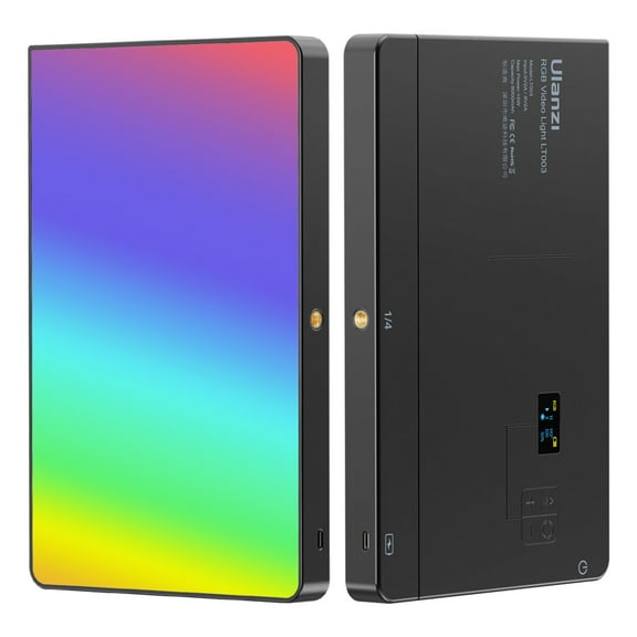 Ulanzi LT003 15W RGB Video Light Full Color Panel Light Photography Camera Lamp - Enhance Your Visuals with Full Color Panel Light