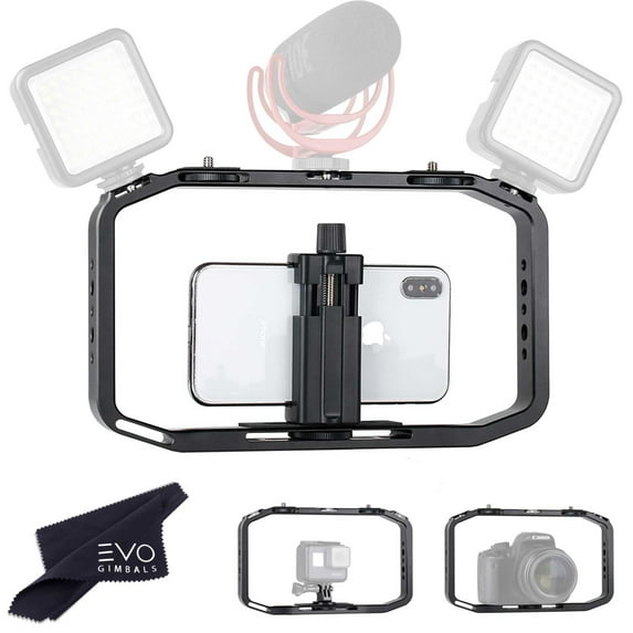 Ulanzi M-Rig Film Making Cage for Smartphones, GoPro and DSLR Cameras