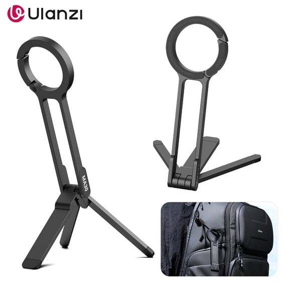 Ulanzi MA30 Carabiner-Mounted Phone Tripod for iPhone 15 -12 Pro/Pro Desk Mount