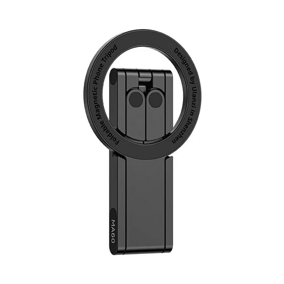 Ulanzi MA60 Ultra-Slim Magnetic Phone Tripod: 0.8cm Foldable Desktop Stand for Livestreaming & Vlogging
