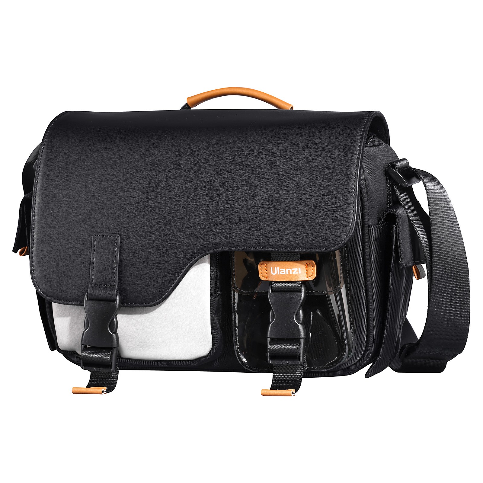 Ulanzi MS12 Camera Shoulder Messenger Bag – Waterproof Urban Crossbody Laptop & Travel Bag with Adjustable Strap, Quick Access Buckle, and Protective Dividers (5.6L Capacity)