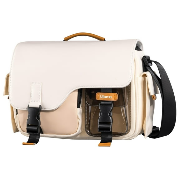 Ulanzi MS12 Camera Shoulder Messenger Bag – Waterproof Urban Crossbody Laptop & Travel Bag with Adjustable Strap, Quick Access Buckle, and Protective Dividers (5.6L Capacity)