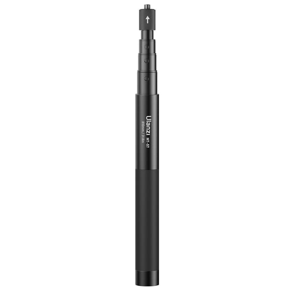 Ulanzi MT-57 Invisible Selfie Stick for Insta360 & Action Cameras Lightweight Aluminum Extension Pole with 1/4" Thread Anti-Shake Stability Compact & Portable for 360 Panoramic Vlogging