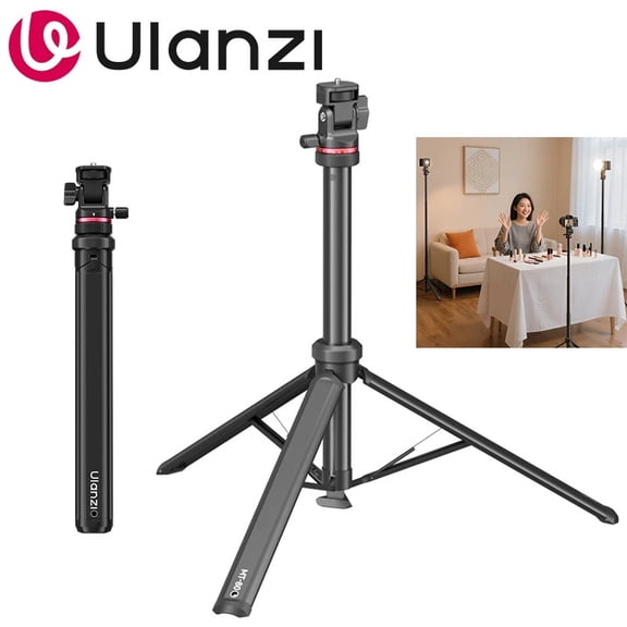 Ulanzi MT-80 2M Auto-Open Tripod Stand Travel Cameras Video Lights Photography Vlog