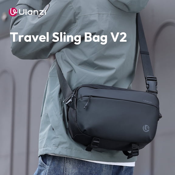 Ulanzi PB038 Travel Sling Bag V2 Compact Photography Chest Bag Waterproof Lightweight Carry Casual Bag for Camera Photography