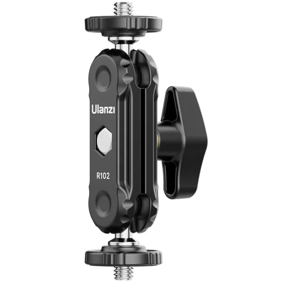 Ulanzi R102 Double 360 Ball Heads Magic Arm Holder Mount for Camera Monitor- Enhance Your Camera Setup with Versatile Mounting