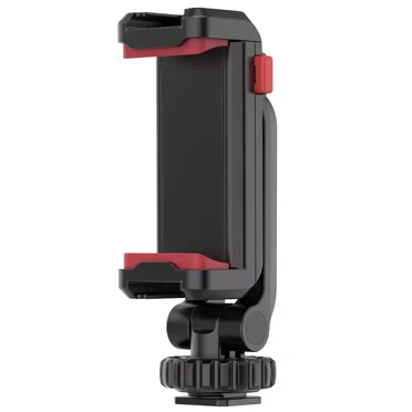 Ulanzi ST-06S Vertical Phone Mount Holder with Cold Shoe for Microphone & Light – Universal Tripod & Camera Mount Adapter