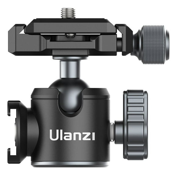 Ulanzi U-80L Arca-Swiss Cold Shoe Ball Head Lightweight Camera Tripod Head with 10KG Load Capacity for DSLR & Mirrorless Cameras, Microphones, and Video Accessories