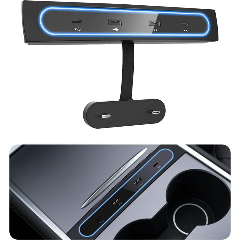 Ulanzi USB Hub for Tesla  Car USB Charger Multi Port for 2021