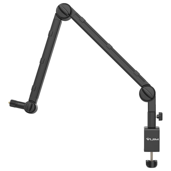 Ulanzi VIJIM LS25 Multifunction Desk Stand for Microphone, Camera & Phone, Adjustable Boom Arm with Cable Management