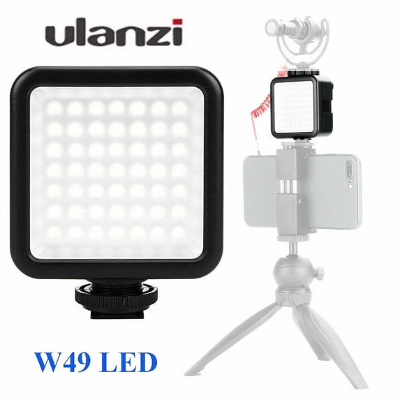 Ulanzi W49 LED Portable Mini Photography Lamp Fill Light Dimmable for DSLR Camera Phone Vlog