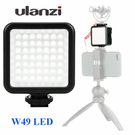 Ulanzi W49 LED Portable Mini Photography Lamp Fill Light Dimmable for DSLR Camera Phone Vlog