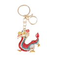 Ularma Dragon New Year Keychain Feng Shui Keychain Fortune And Good