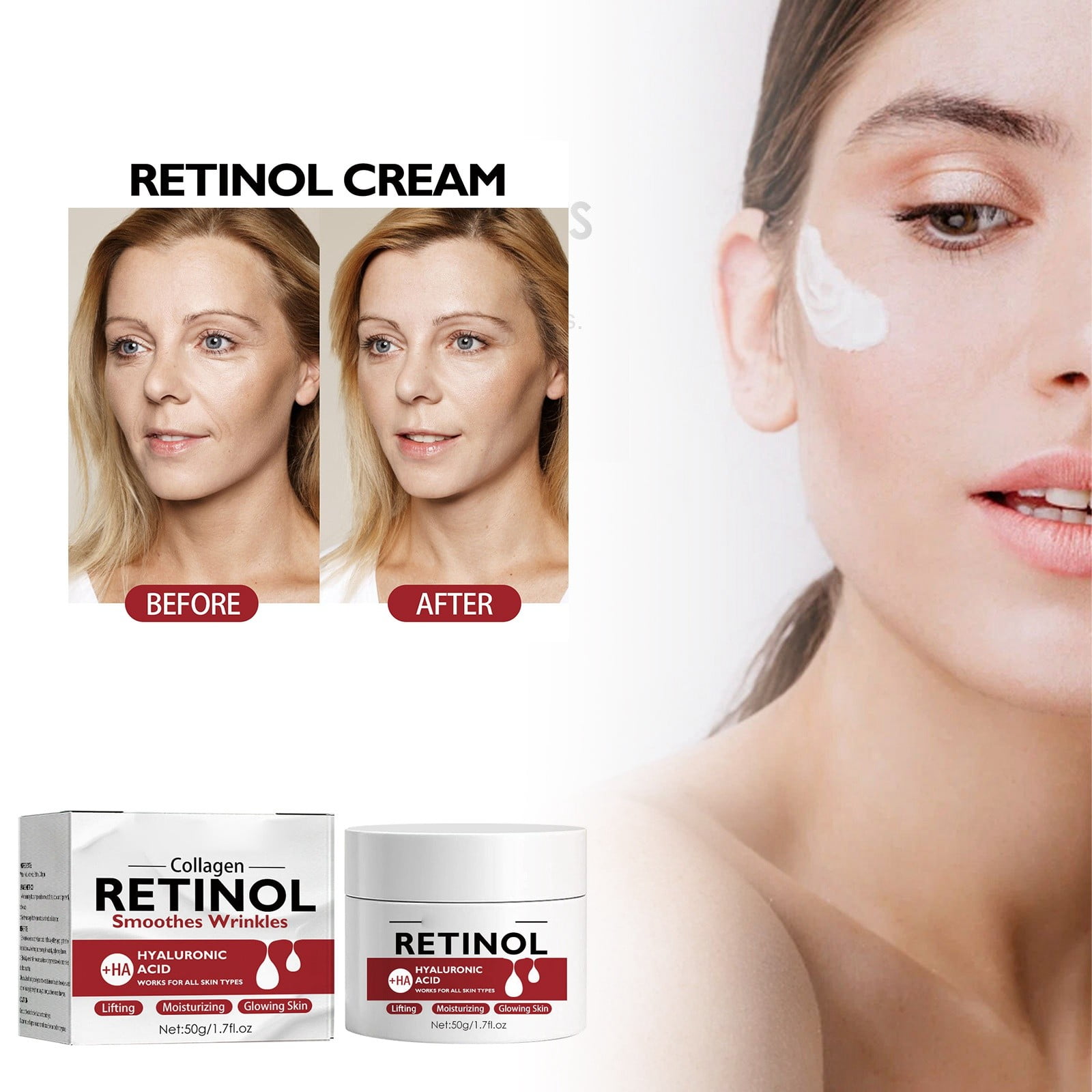 Ularma Eye Roller for Puffy Eyes Private Parts ning Firming Face Fade