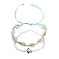 Ularma Knot Bracelet of The Rings 1 Boho Single Layer Anklets For Women