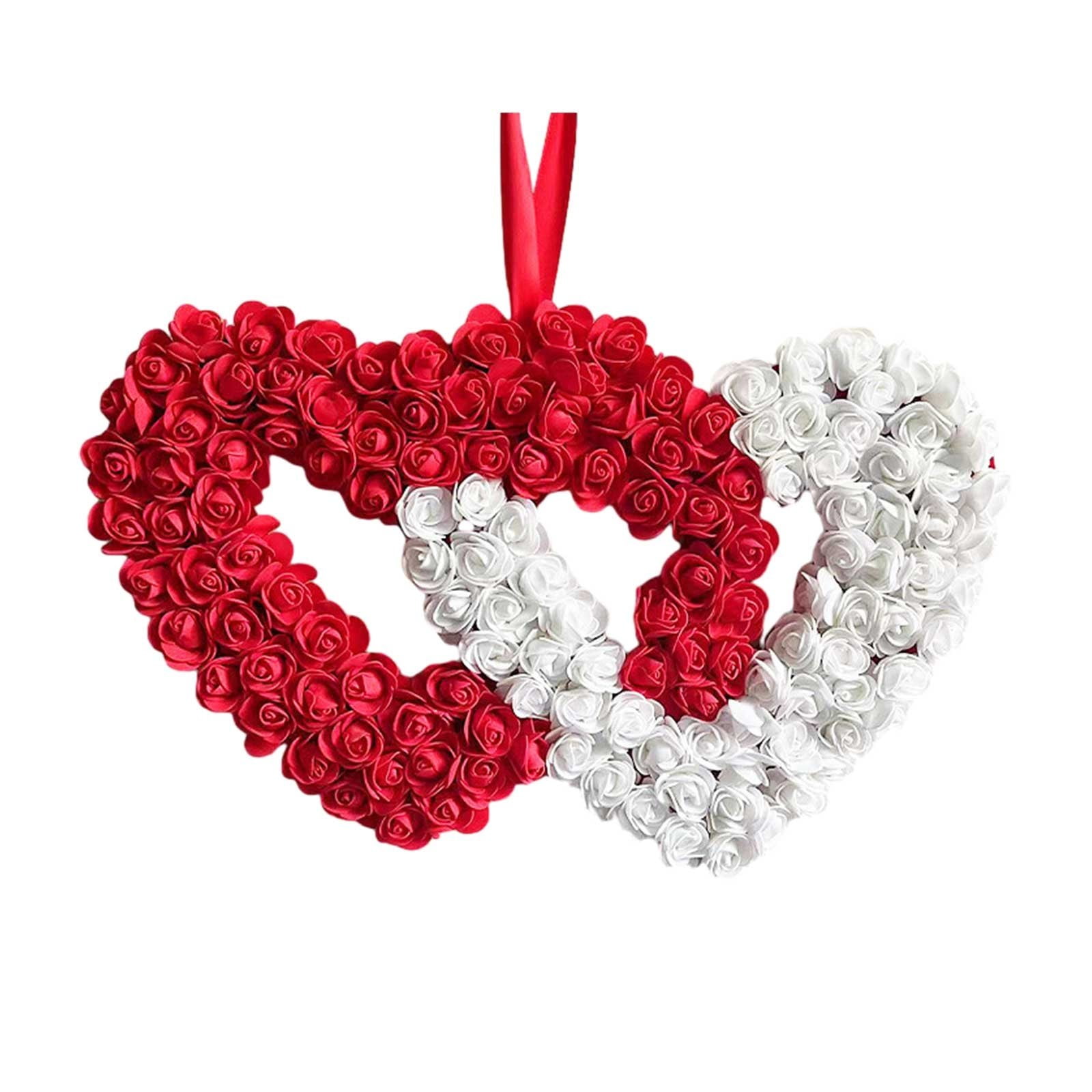 Ularma Lights for Christmas Wreath Christmas Wreath Large Double Rose