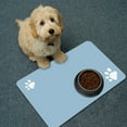 Ularma Pet Feeding Mat Washable And Reusable Cat And Dog Food Mat