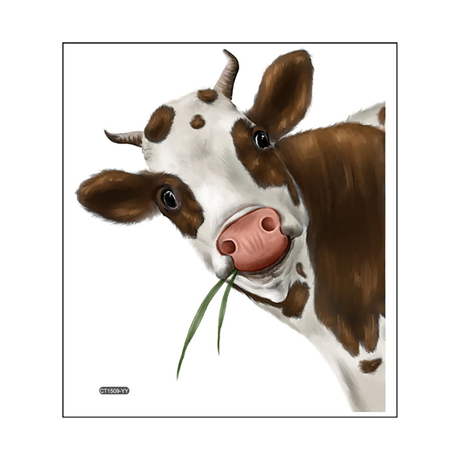 Ularma Sticker Family Wall Decals Cow Sticker Background Wall