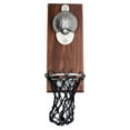 Ularma Wall Mount Bottle Basketball Opener with Embedded Cap Catcher in