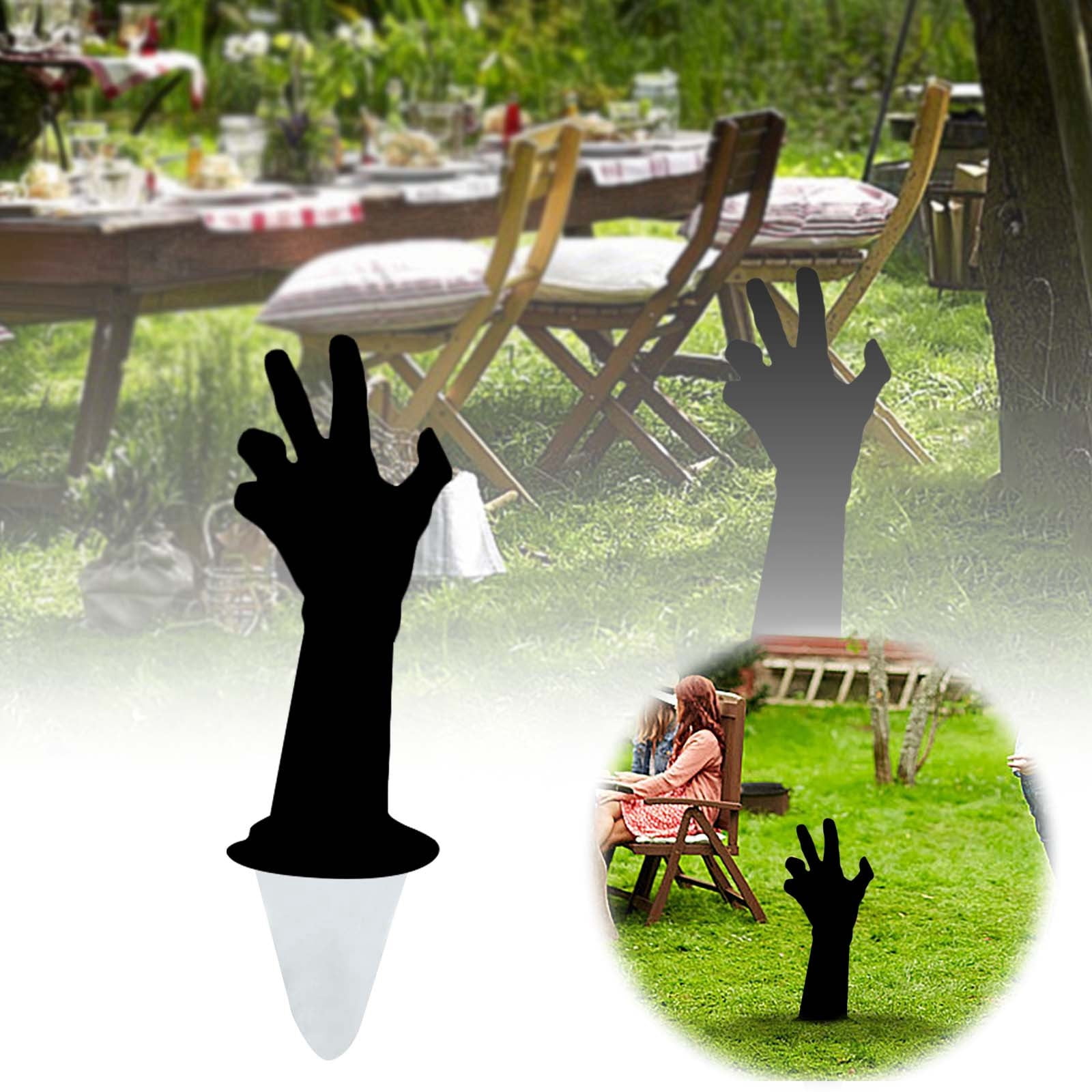 Ularma Yard Signs Customized Metal Flower Garden " The Haunting Season