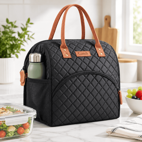Ulated Lunch Bag For Women & Men - Reusable 10 L Box Leakproof Tote ...