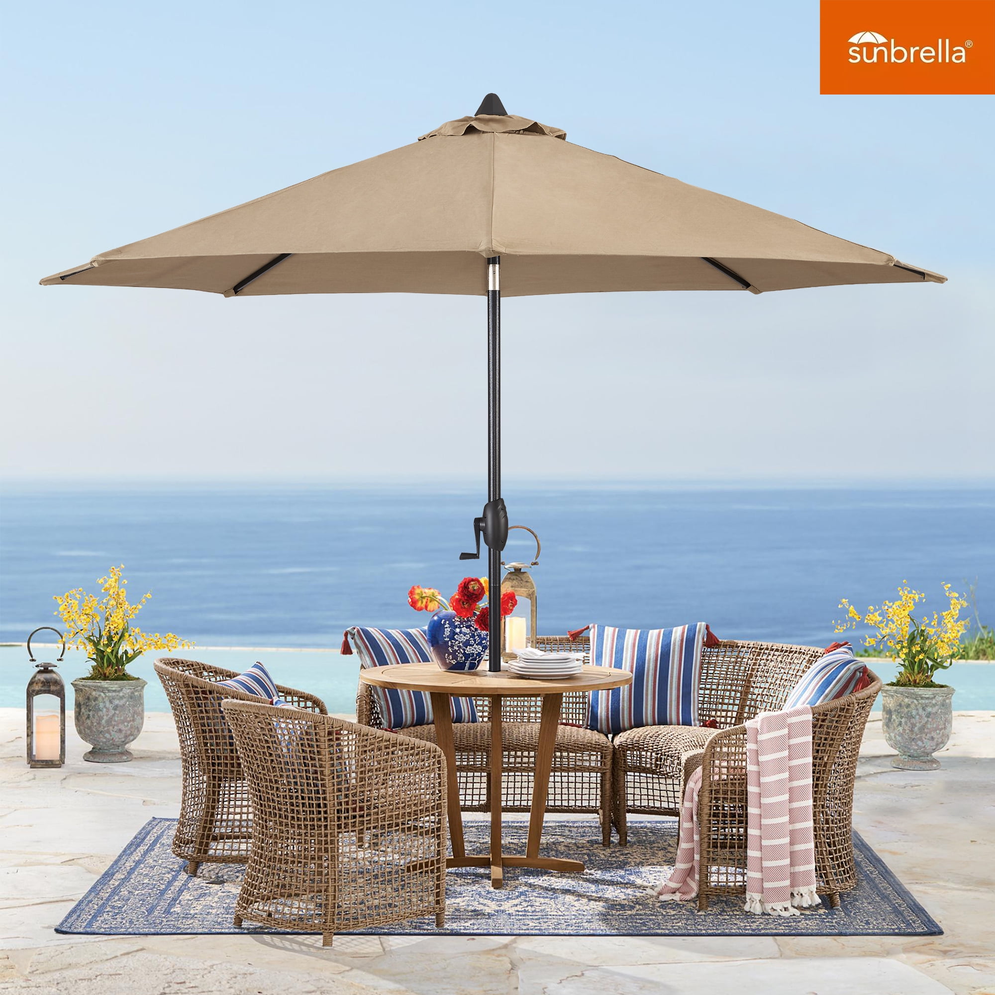 Amazon.com: Patio Tree 9Ft Aluminum Market Umbrella Outdoor