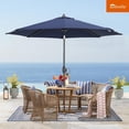 thumbnail image 1 of Ulax Furniture 108" Navy Octagon Market Patio Umbrella, Adjustable Height, 1 of 6