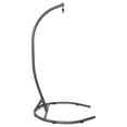 thumbnail image 1 of Ulax Furniture Egg Chair Stand Hanging Hammock Swing Chair C-Stand w/Weather-Resistant Finish for Indoor or Outdoor Use, 1 of 5