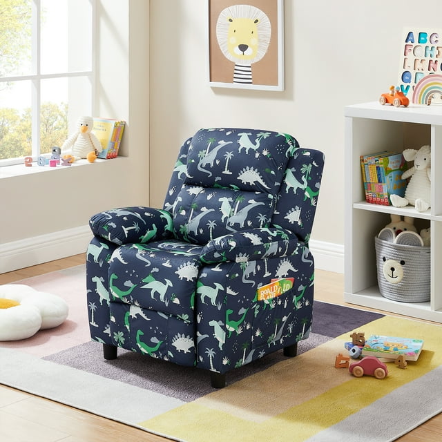 Ulax Furniture Kids Recliner Chair Adjustable Kids Lounge Recliner