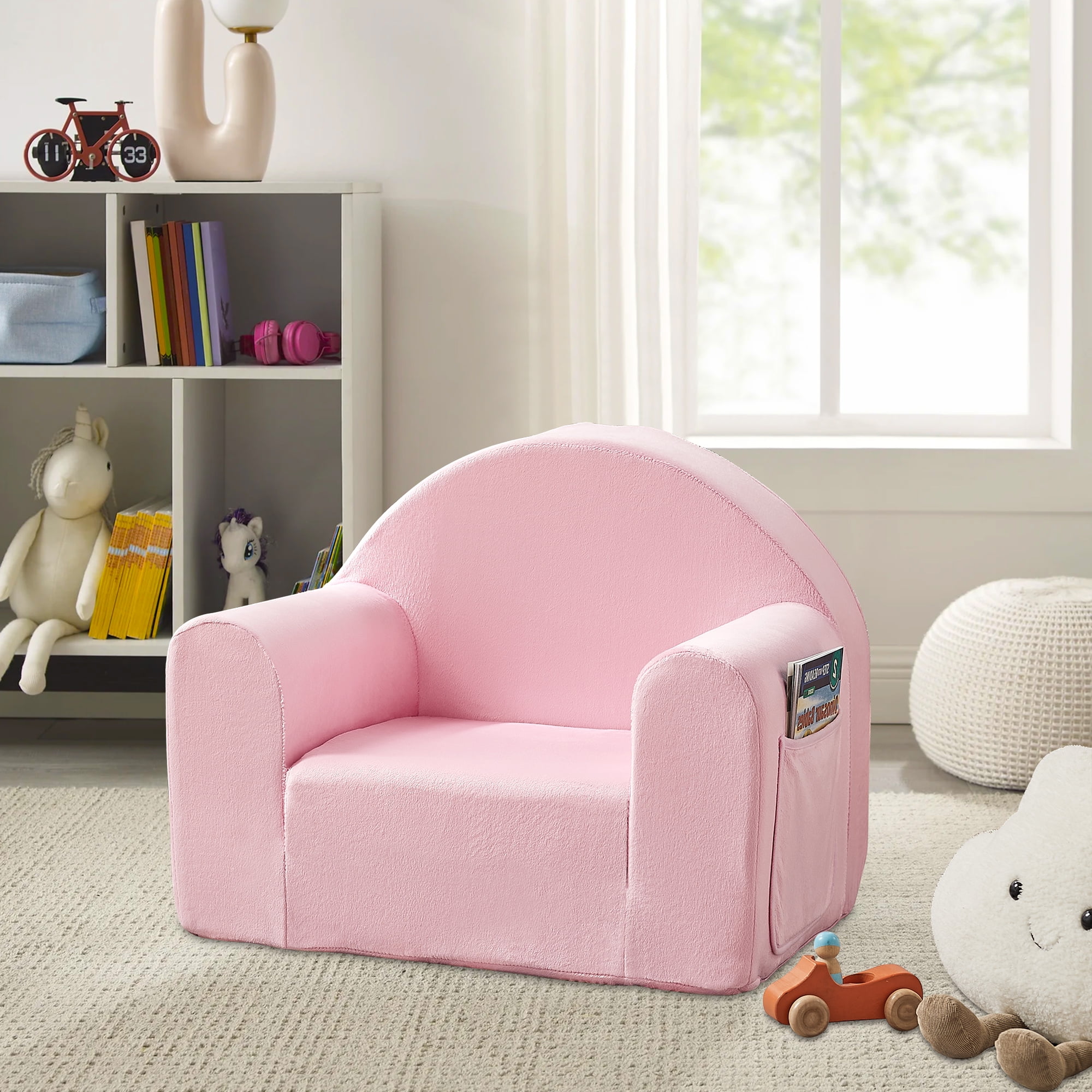 Ulax Furniture Kids Sofa Couch, Children FlipOut Chair 2in1 Toddler