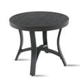 thumbnail image 1 of Ulax Furniture Outdoor Aluminum Bronze Round Side Table, 1 of 6