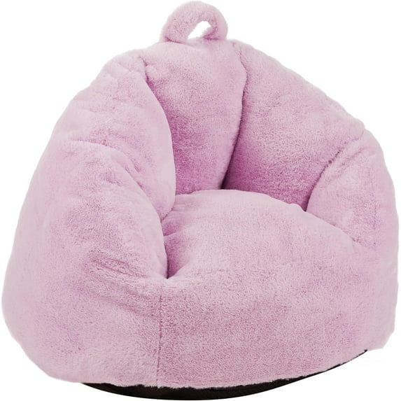 Ulax furniture Kids Couch, Mini Sofa Couch, Kids Bean Bag Chair, Ideal for Toddlers (Pink)