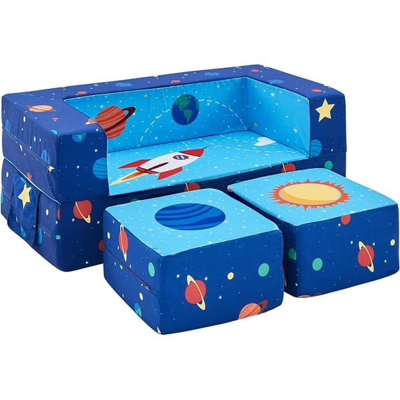 Ulax furniture Kids Couch Modular Loveseat Children Furniture for Playroom