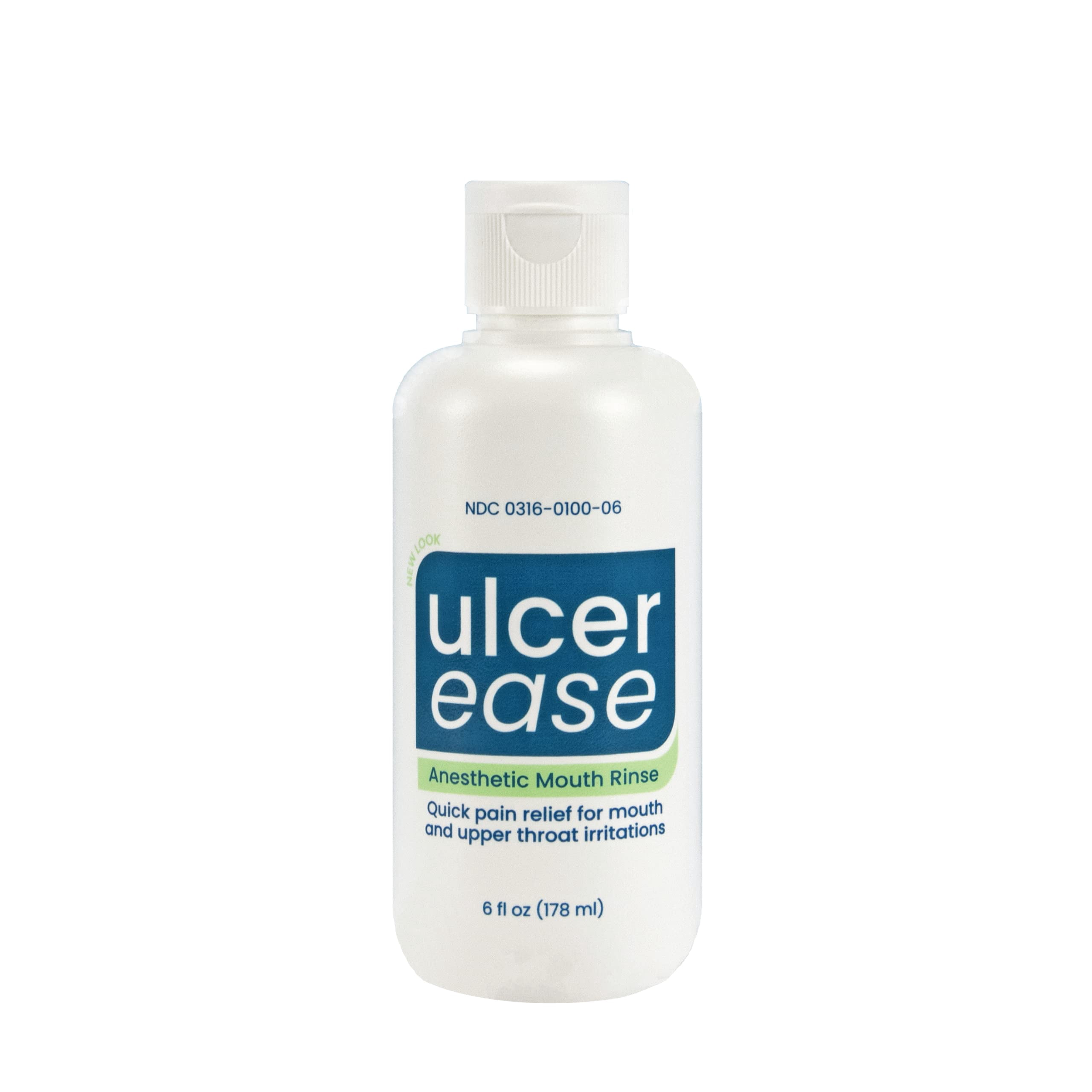 Ulcer Ease Anesthetic Mouth Rinse - 6 oz