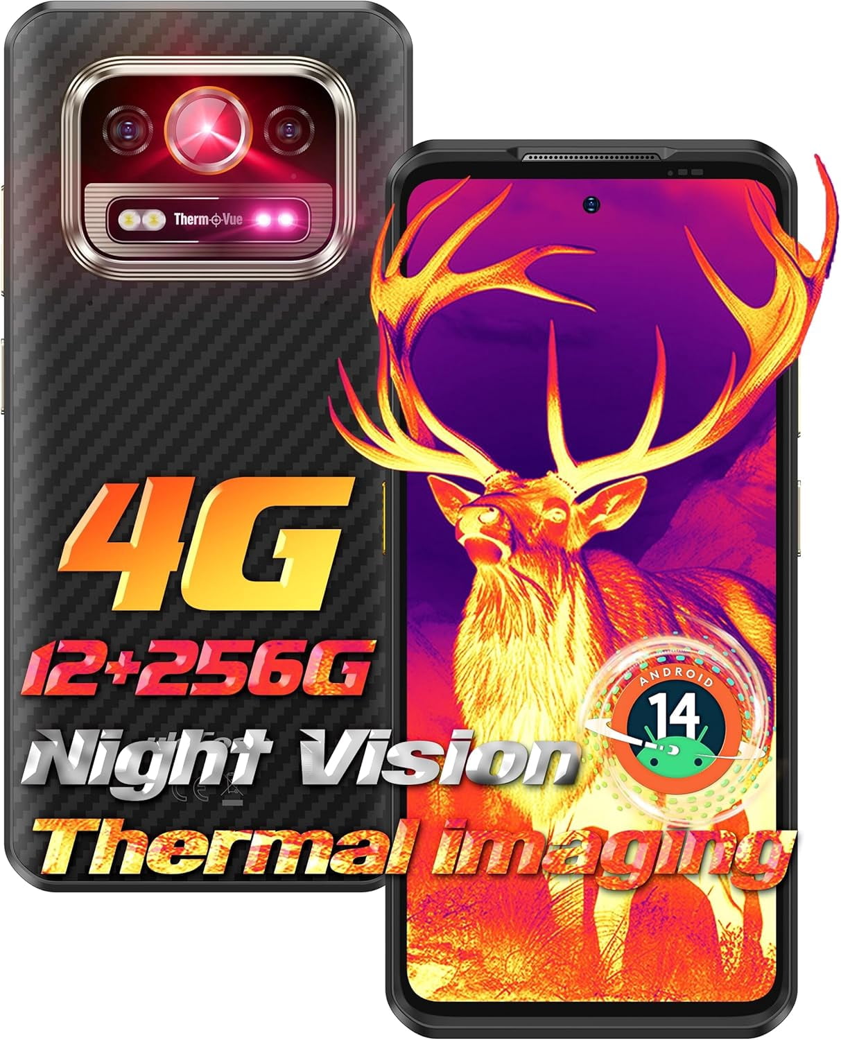 Ulefone Armor 25T Rugged Smartphone Unlocked, Thermal Imaging
