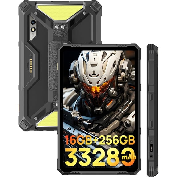 Ulefone Armor Pad 3 Pro Rugged Tablet 4G, 33280mAh(66W), 10.36", 16GB 256GB Android 13, Black