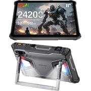 Ulefone Armor Pad 5 Ultra 5G Rugged Tablet with 200 Lumens Projector, 32GB 512GB/2TB Expansion Android 15, 24200mAh120W