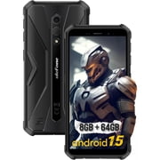 Ulefone Armor X12 Pro, 4G Rugged Phones, Android 15 8GB 64GB, 5.45 Inch HD Display, 4860mAh- Green/Black/Orange