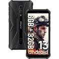 thumbnail image 1 of Ulefone Armor X12 Rugged Phones Unlocked, 5.45 inch Screen, Android 13, 6GB 32GB, 4860mAh Battery-Black/Orange, 1 of 7