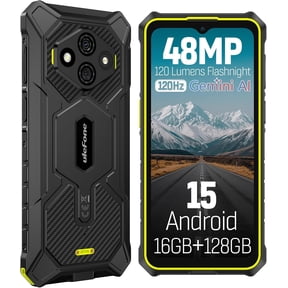 Ulefone RugKing 3 Pro Rugged Phone Unlock, 16GB 128GB, Android 15, 6.56-inch, 5700mA, Green/Black/Orange