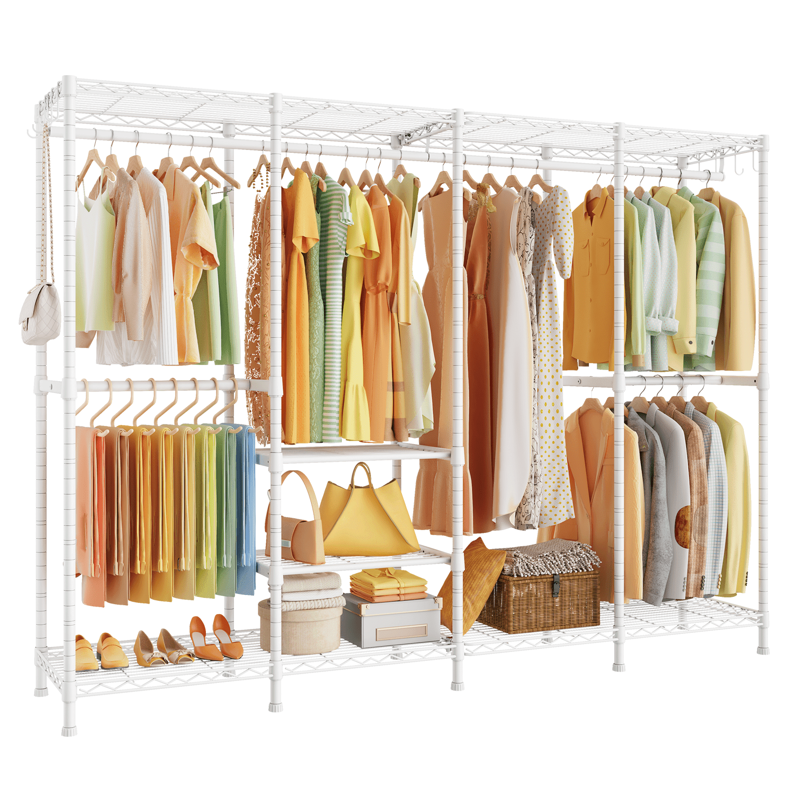ULIF H41 Garment Rack Heavy Duty Clothes Rack, Clothing Racks for ...