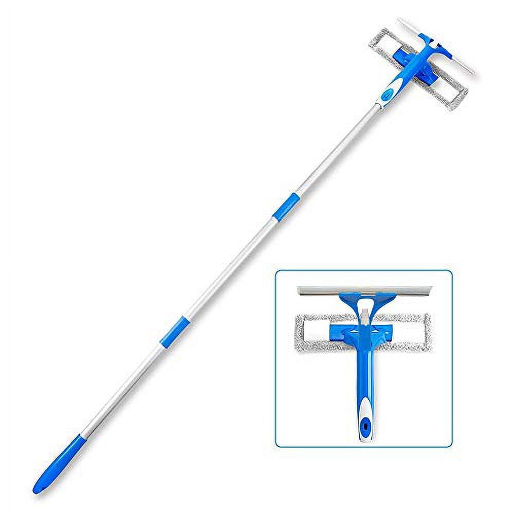 ITTAHO Windshield Cleaning Tool, Car Window Cleaning with Extra Spray  Bottle, Household Squeegee Mirror Cleaning Tool with Extension Pole for  Shower