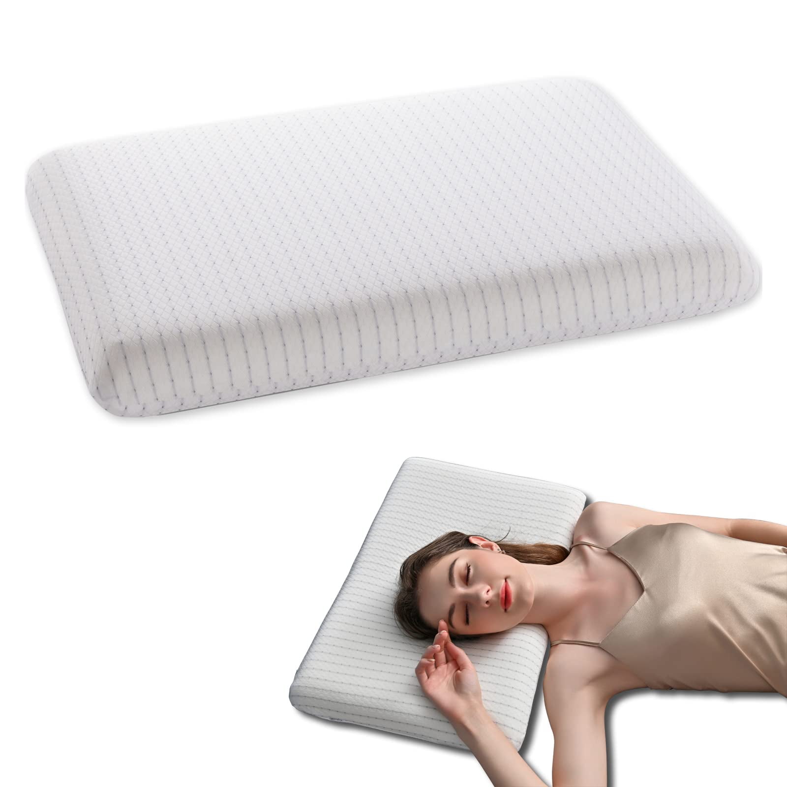 UlikTree Standard Cooling Pillows for Side and Back Sleepers, Soft