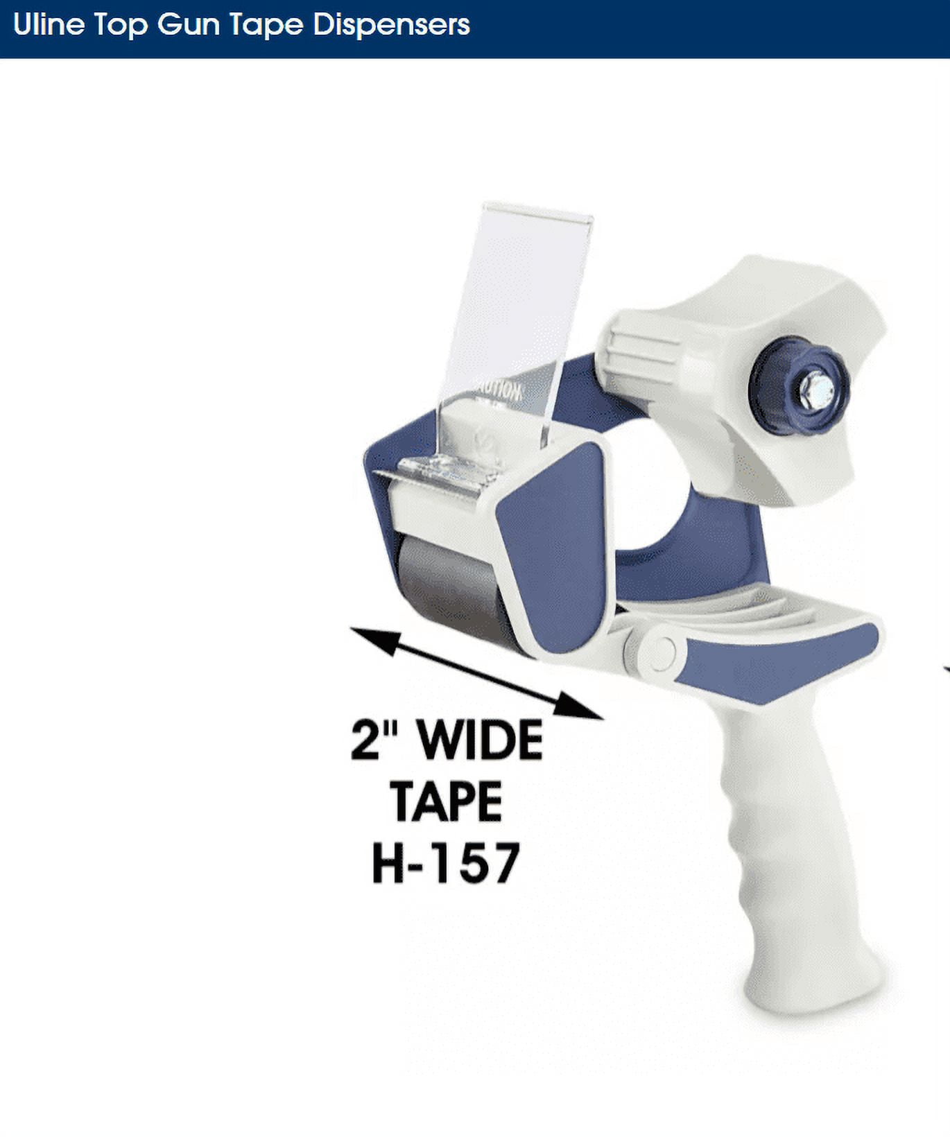 Uline H-157 2-Inch Hand-Held Industrial Side Loading Tape Dispenser