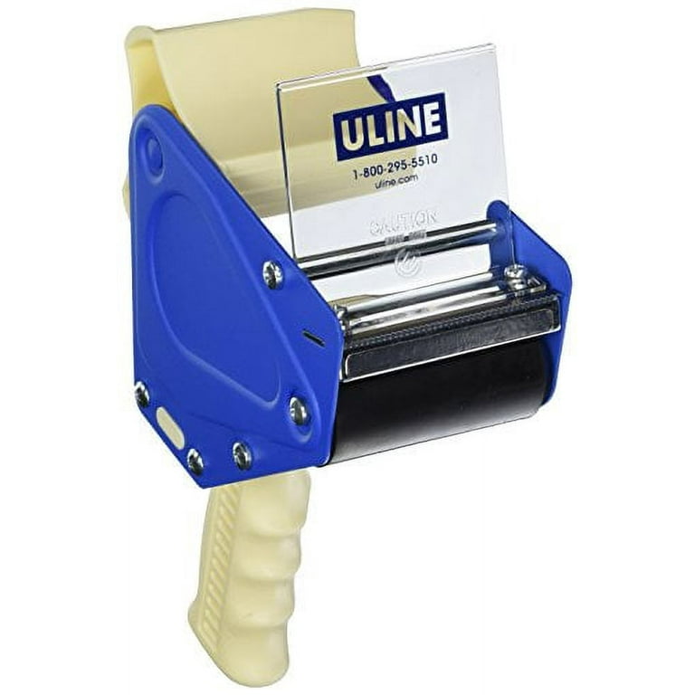 Proline Packing Tape Dispenser Gun - Plus 1 Free Roll of 110 Yard Clear Packaging Tape - Best Side Loading 3 inch Lightweight Ergonomic Industrial