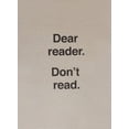 thumbnail image 1 of Ulises Carrion - Dear Reader. Don't Read - Music & Performance - CD, 1 of 1