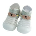 thumbnail image 1 of Ulitacool Baby Boys Girls Shoes 0-6 Months Animal Prints Cartoon Shoes Toddler Mesh The Floor Non Prewalker Shoes Cute Feetwear Grey, 1 of 4