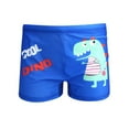 thumbnail image 1 of Ulitacool Boy Swimsuit 5-6 Years Kids' Swimsuit Cute Cartoon Swim Trunks Spa Shorts For Babies Lightweight Boy Rash Guard Navy, 1 of 4