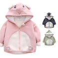 thumbnail image 1 of Ulitacool Boys Coats Long Sleeve Zipper Padded Jacket Children Winter Cartoon Outwear Toddler Trend Clothing Pink, 1 of 7